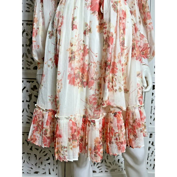 Alex Marie Women’s Michaela Floral Belted Pleated Dress Size 10 - Picture 10 of 15